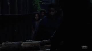 The Walking Dead S09E10 || Yumiko, Magna, Connie and Kelly sneak out from Hilltop