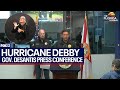 Governor DeSantis press conference on Hurricane Debby