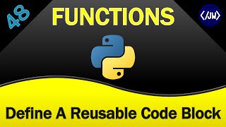 Learn how to create reusable code blocks called functions in #Python | #learnpython #pythontutorial