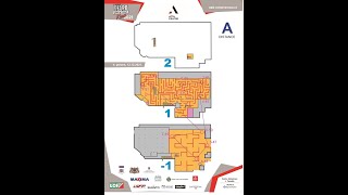 Telpu orientēšanās, Riga Indoor Orienteering Stage 4 course A, Atta Centrs 12 December 2021