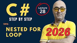 C# Nested for loops – Beginner Friendly Tutorial – Csharp programming 2026