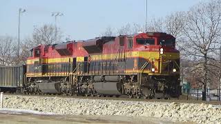 CPKC 261 Departing north yard limits Nahant