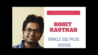 ORACLE SQL MATH FUNCTION ROHIT KAUTKAR