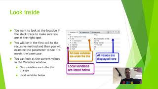 Tracing recursion in debug