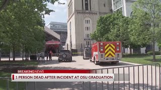 One dead after fall from Ohio Stadium stands during commencement ceremony
