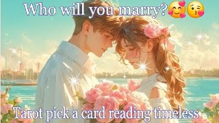 Who will you marry?🥰😘😍 Tarot pick a card reading 🌛⭐️🌜🧿🔮