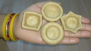 सिर्फ 1 मिनट मे बनाये ढेर सारे आटे के दीपक /Aate ka deepak/ How to make aata diya /wheat flour diya