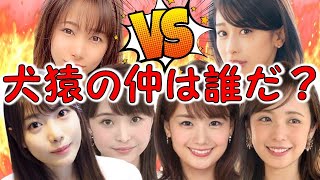 リアルにガチで不仲だとバレてしまった人気女子アナ4選 【めざましテレビ】