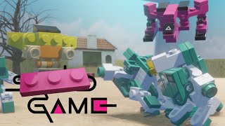 Squid Game parody 3D animation brick film - Brick Game