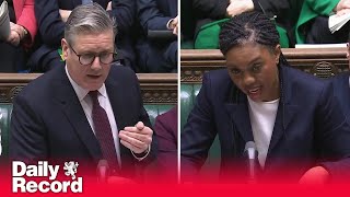 Keir Starmer and Kemi Badenoch clash over Palestinians and border security at PMQs