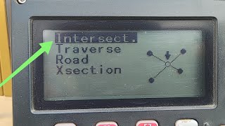 How to use Intersection Function on Sokkia or Topcon Total Station?