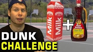 SLAM DUNK CHALLENGE with MILK & SYRUP!