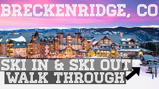 Ultimate Ski Experience Unveiled: Ski-IN/Ski-OUT Resort in Breckenridge, CO - Walkthrough \u0026 Review!