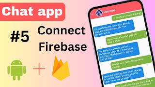 5 Connect to Firebase project | Chat application | Android Studio