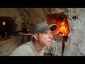 Building a Cave, Primal Shelter | Cozy and Warm Underground Nomadic House | Stone Age Construction