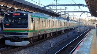 湘南新宿ラインE231系K-29編成特別快速小田原駅行き赤羽駅到着(2022/12/20)