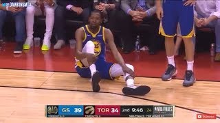 Kevin Durant Achilles Injury NBA Finals Game 5 Warriors vs Raptors Highlights New