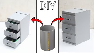 How to make drawer organizer using PVC | creative idea with PVC