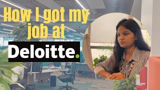 How i got a job at Deloitte