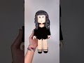 Wednesday Addams Transformation 🖤 #myavastars #asmr #satisfying #doll  #shortsmaschallenge