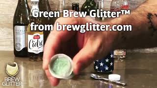 Make Green Glitter Beer For St Patrick’s Day!