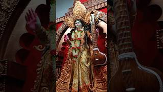 Maa Saraswati Devi 🪷|| saraswati puja || #shorts #ytshort #ytstudio #saraswatipuja