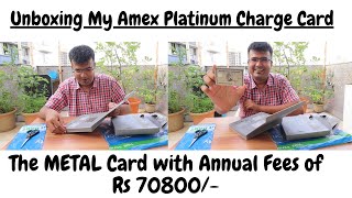 Unboxing My American Express Platinum Charge Card in 2022 | Which is the best American Express Card.