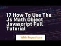 17 how to use the js math object javascript full tutorial