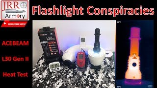 ACEBEAM L30 Gen II High lumens and heat test