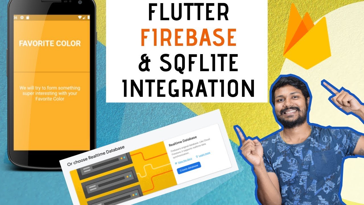 Flutter Firebase Application | Integrating Firebase DB & Using SQFLITE ...