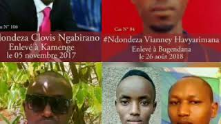 NDONDEZA - Victimes de disparitions forcées au Burundi