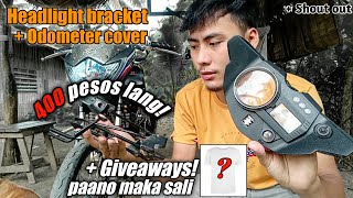 Installing Reborn headlight bracket & Odometer cover + Giveaways mechanics🔥 | Bobwerkz mmvlog