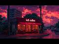 Rainy Sunset Cafe 🌧️ Cozy Lofi Coffee for Study & Focus ☕ Relaxing Beats for Work and Sleep.