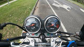 GIPro X-Type G2 gear indicator install on a Suzuki GS500 - on road