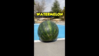 Can you play basketball with a watermelon?
