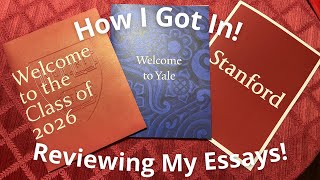 The Essays That Got Me Into Harvard, Yale, and Stanford!
