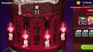 Decadent choco cake tower tray 11 f2p guide no storm bringer. VERY RNG HEAVY. Cookie Run Kingdom.