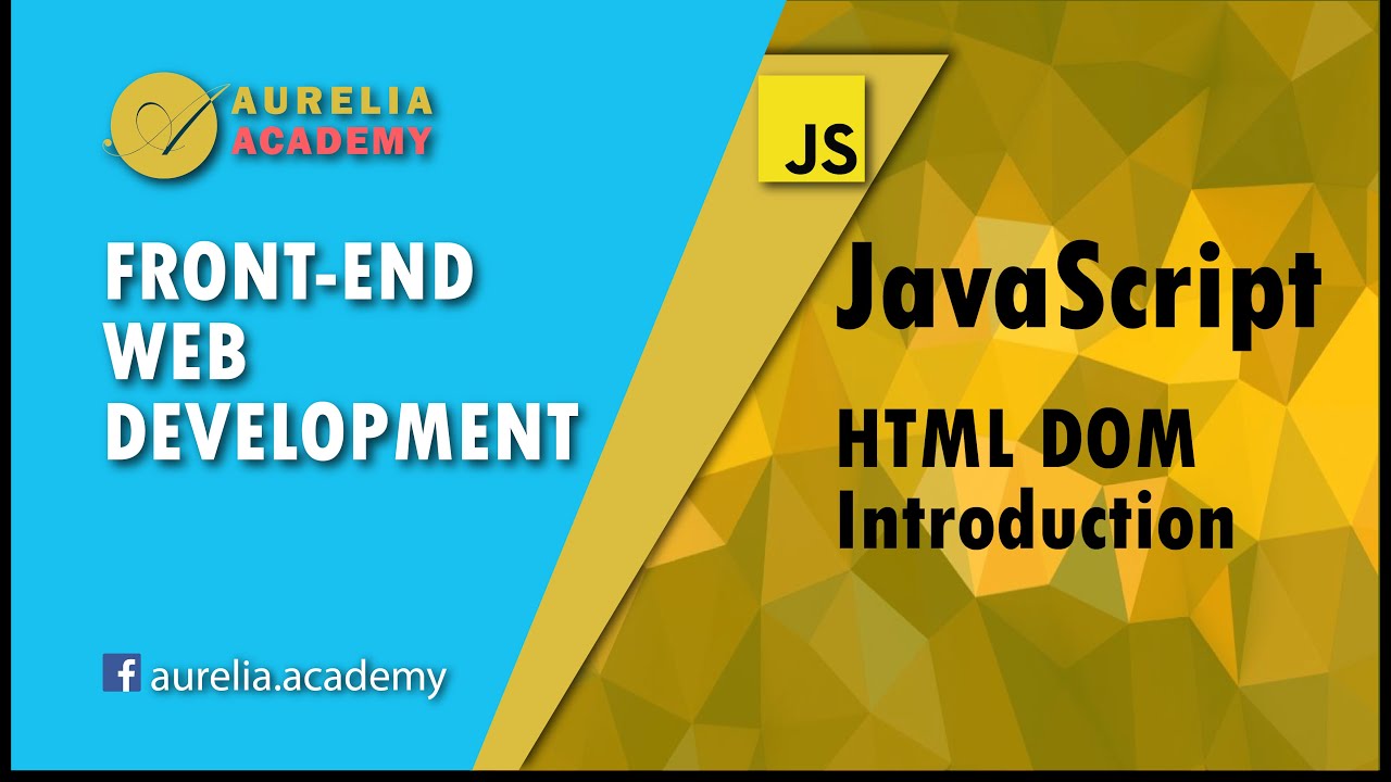 JavaScript - HTML DOM Introduction - YouTube