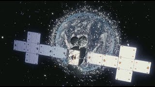 Could a harpoon be the solution to the space junk ticking time bomb? | ITV News
