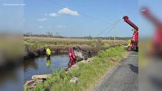 Man dead after crashing into marsh on the Eastern Shore