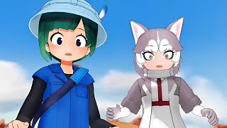 Tomoe And Dogo In Action [Kemono Friends MMD]