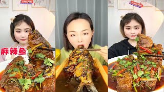 ASMR CHINESE EATING DELICIOUS FOOD 짧은 시간에 많은 양의 음식을 먹는 중국의 현재 먹방 영상 CHINESE MUKBANG