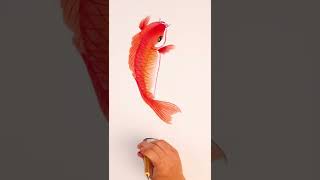 Chinese Paunting_Koi fish#國畫錦鯉