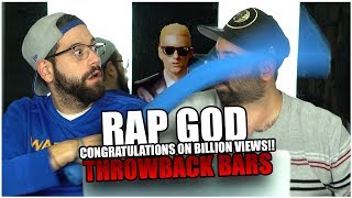 1 BILLION VIEWS!! Throwback Bars | Eminem - Rap God (Explicit)