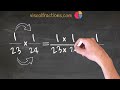 How to Multiply Fractions: 1/23 by 1/24 #Fractions #Math #quickmath #multiplyingfractions