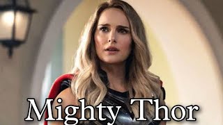 The Mighty Thor Jane Foster All Scenes, Powers, Weapons and Fighting Skills Compilation #marvel