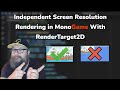 MonoGame RenderTarget2D Independent Screen Resolution Rendering