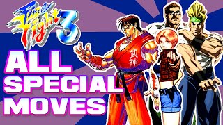 Final Fight 3 (ファイナルファイト3) ALL SPECIAL MOVES