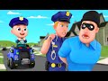 Police Song + Wheels On The Bus - More Nursery Rhymes & Kids Songs | Rosoo - Baby Songs