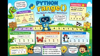6. Python range function and its rules